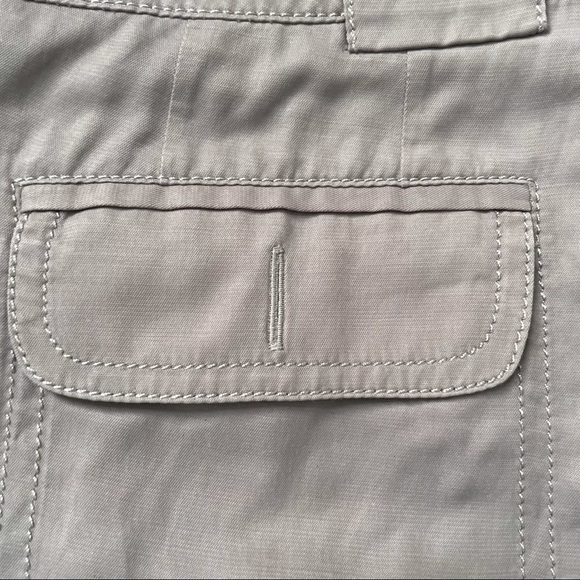 St. John Cargo Pants with Ankle Cuff Khaki Brown Size 4 - Picture 7 of 11